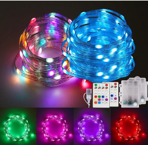 Outdoor LED String Lights Multi Colored
